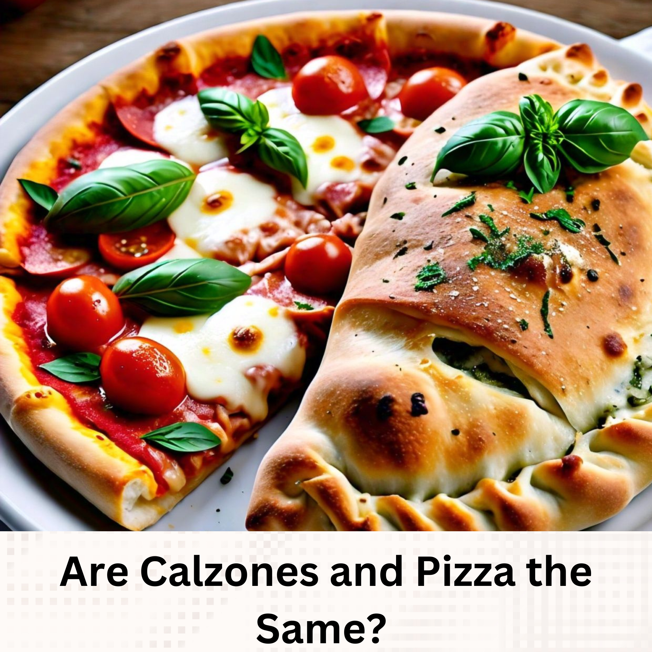 pizza and calzone